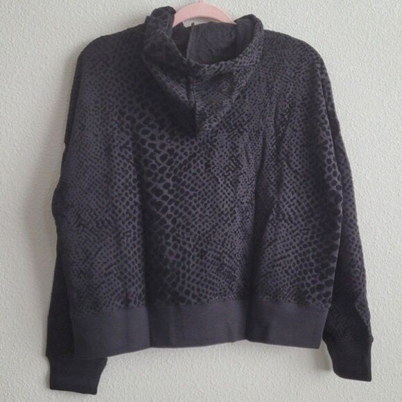 Rails Nico Hoodie In Black Flocked Cobra Size Small - Picture 7 of 7